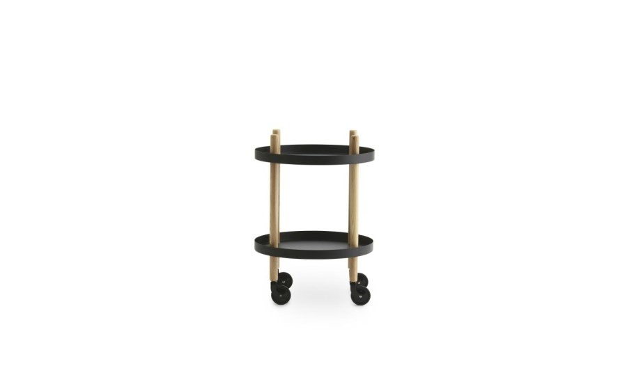 Normann Copenhagen Block Beistellwagen - Rund | Servierwagen