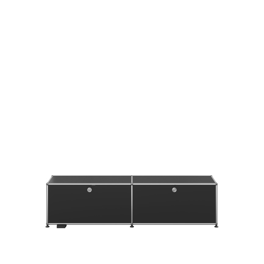 USM Haller Haller E Tv-/Hi-Fi Lowboard 2X1 - 2 Klappen | Sideboards & Kommoden