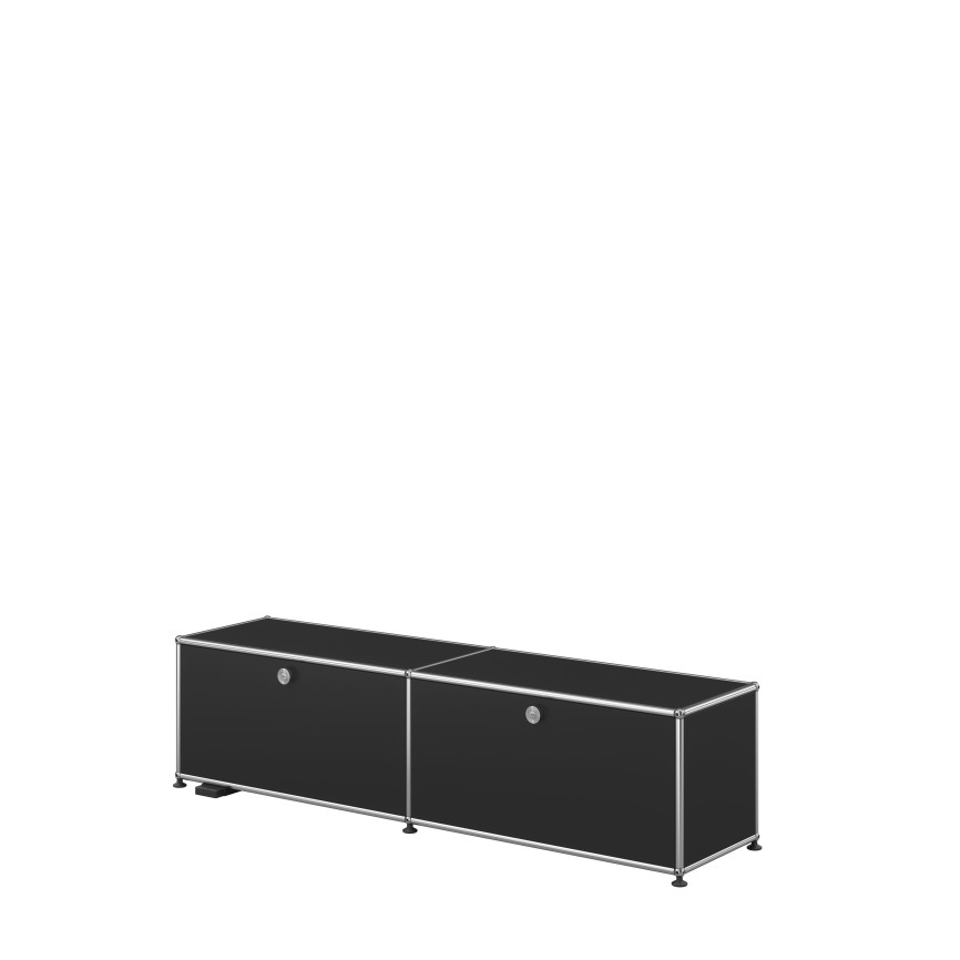 USM Haller Haller E Tv-/Hi-Fi Lowboard 2X1 - 2 Klappen | Sideboards & Kommoden