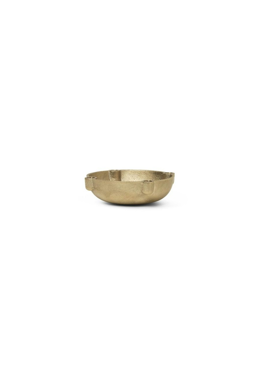 ferm LIVING Bowl Kerzenstu00E4Nder Metall | Weihnachtsdekoration