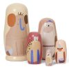 ferm LIVING Critter Schachtelpuppen - Multi | Kinder-Accessoires