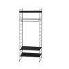 String Furniture Flur Garderobe Regalsystem Klein Bundle L | Garderoben