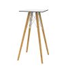 Vondom Faz Wood Tisch Hoch Quadratisch | Bistrotische