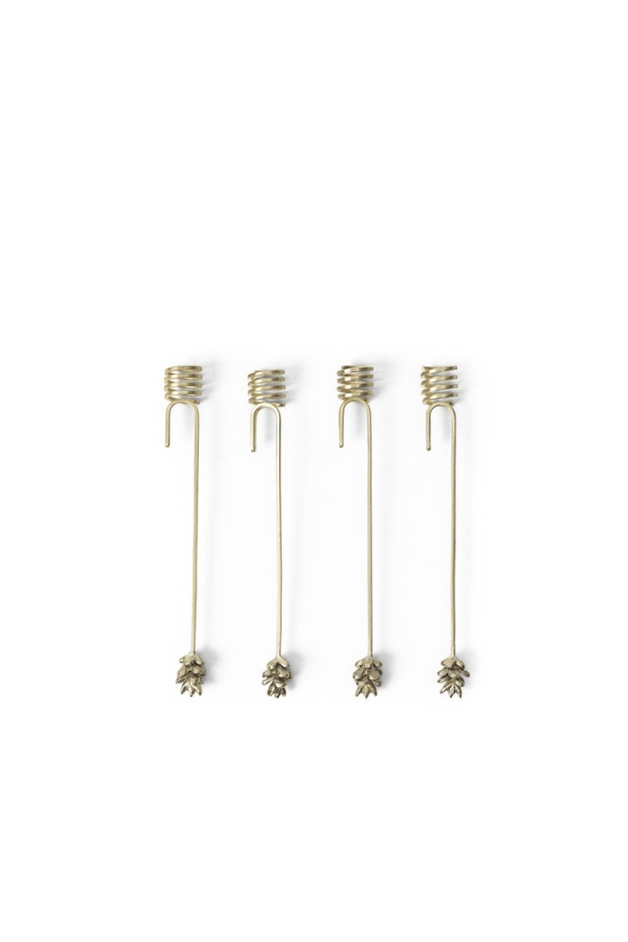 ferm LIVING Forest Weihnachtsbaum Kerzenhalter Set - Brass | Weihnachtsdekoration