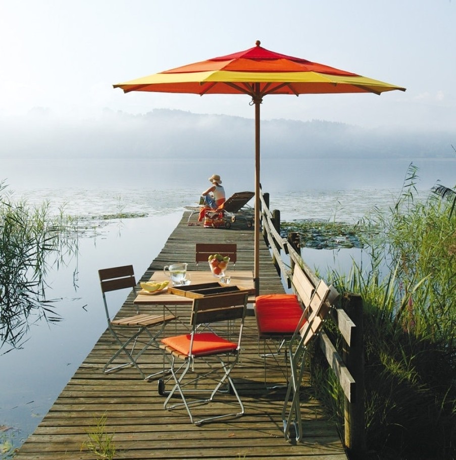 Weishäupl Klassiker Sonnenschirm Rund Grou00Df | Sonnenschirme